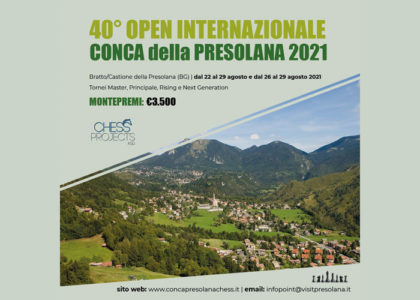 40° OPEN INTERNAZIONALE CONCA DELLA PRESOLANA 2021