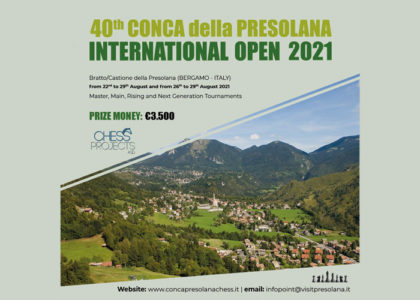 40TH CONCA DELLA PRESOLANA INTERNATIONAL OPEN 2021