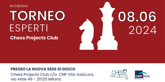 Torneo Giovanile Esperti Chess Projects Club - 08/06/24